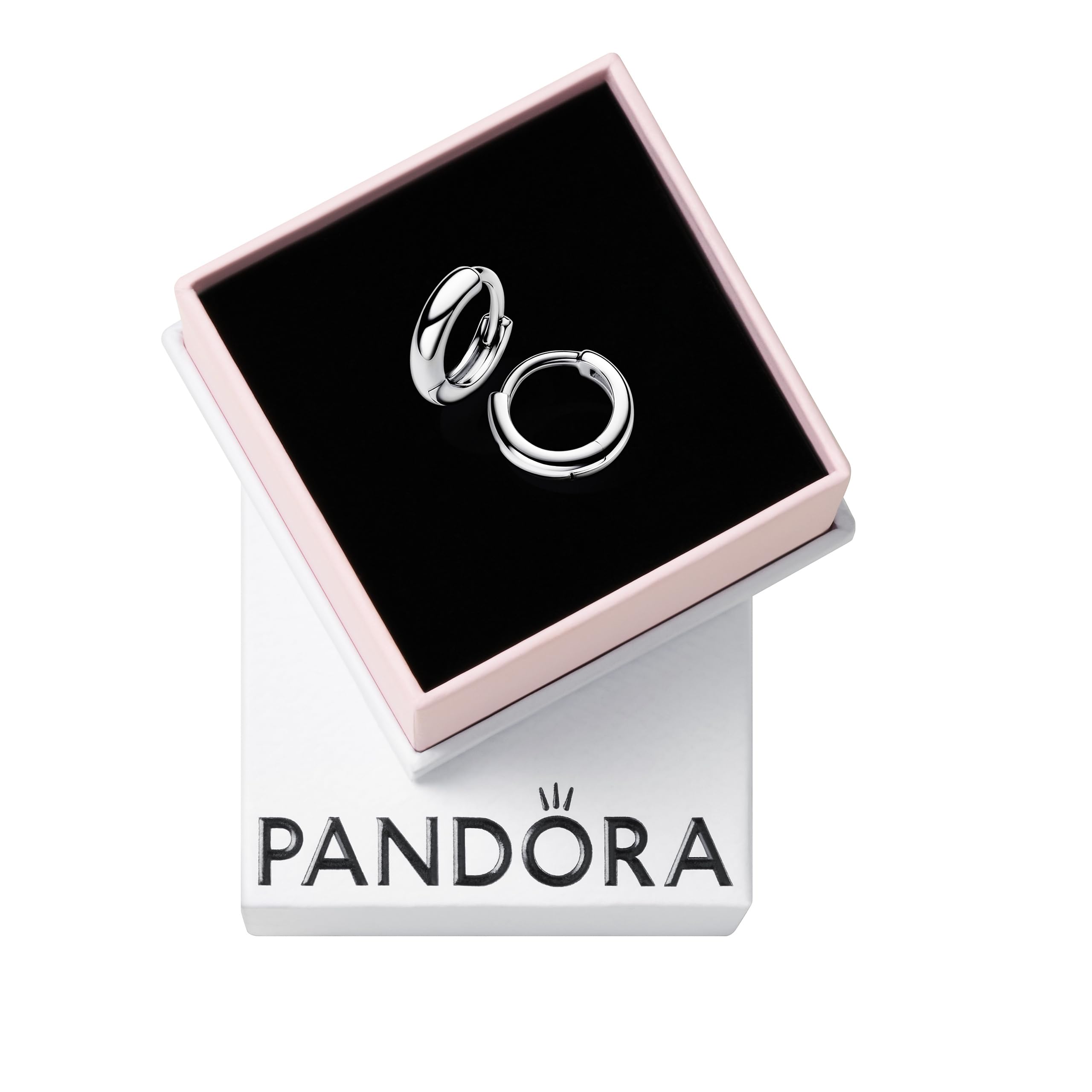 Pandora Runde Huggie-Kreolen-Ohrringe 293286C00 Earrings