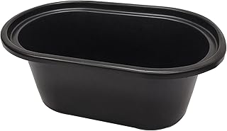 FixtureDisplays® Beverage Ice Tub HDPE Liner Compatible with Coke Pepsi Soda Beer Champane Party Drinks Chiller, Plastic, Black, Flower Planter 12177-NF