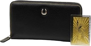 金運財布 開運 フクロウ 風水 金運アップ ラウンドファスナー長財布 開運カード付き