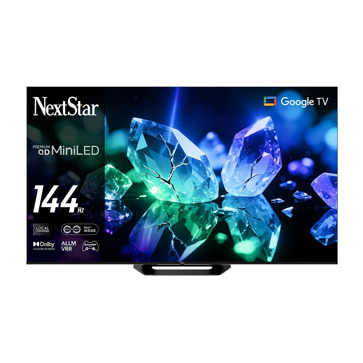 NextStar YE-85IDWP14 85'' 215 Ekran 4K Ultra HD, HDR10, 2.1 Bass İnside(Subwoofer), Dolby Atmos&Dolby Vision, 1152 Yerel Karartma Bölgesi, ALLM, VRR, Oyun Modu,144Hz Google Premium QD Super MiniLED TV