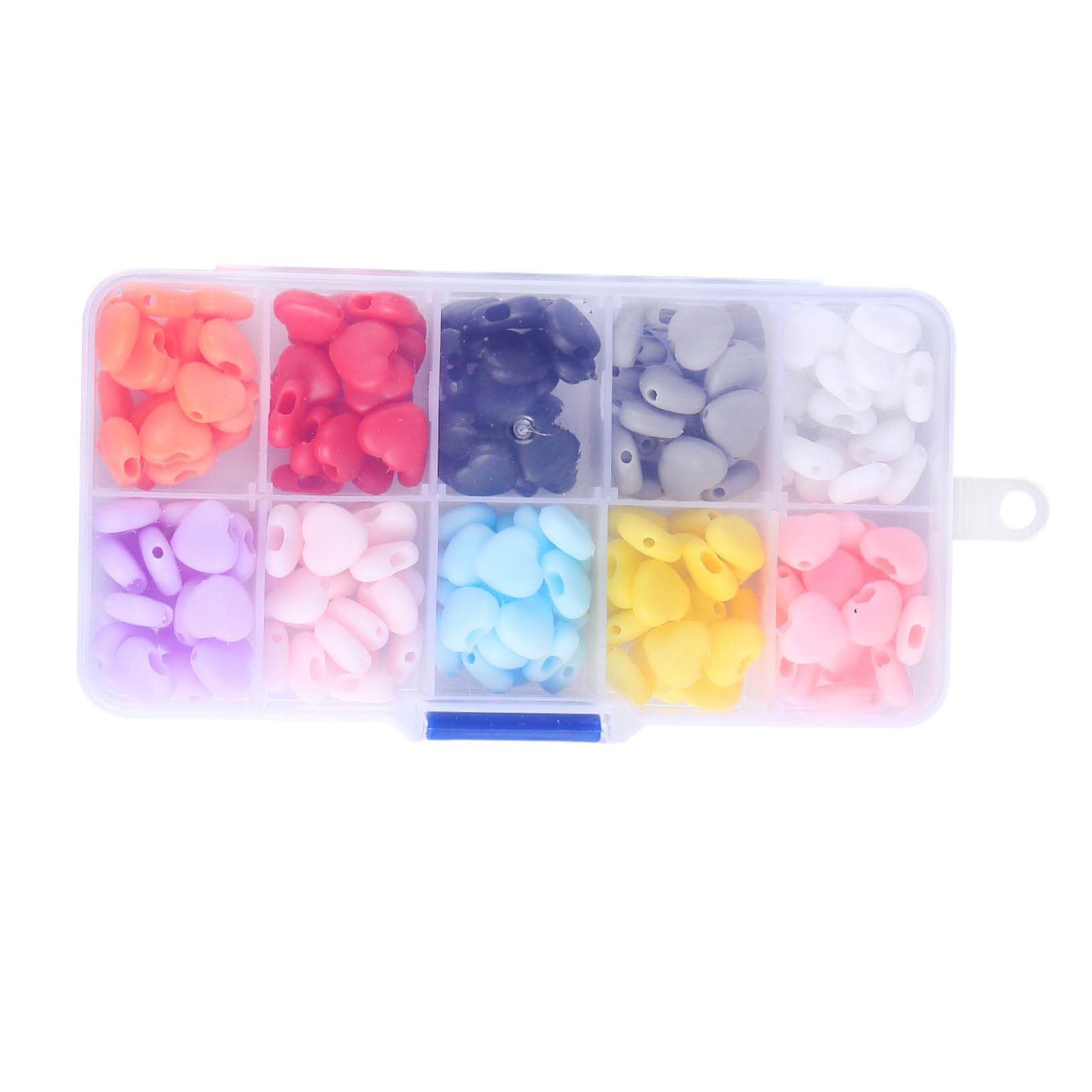 GOOHOCHY 200pcs Heart Shaped Rope Adjust Buckles for Masks Comfortable Mask for Outdoor Activities Easy to Use for Family and Friends