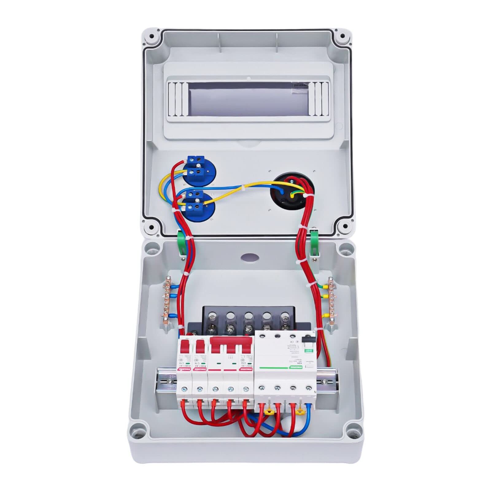 Distributore Di Corrente Da Parete 16A IP54 - 230V, Impermeabile, Per Cantieri E Officine