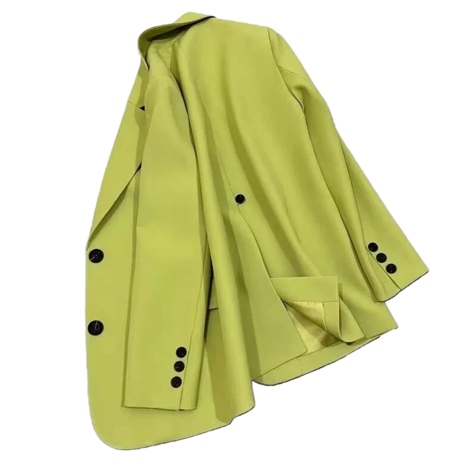 Women's Blazers Suit Jacket Casual Office Lady Ladies Spring Autumn Tops Green11 XL