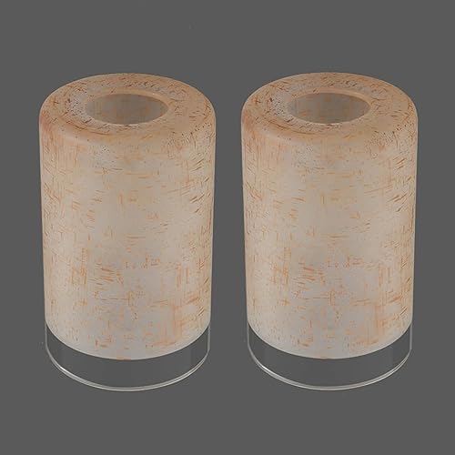 Miniatura 7 de Paquete de 2 pantallas de vidrio esmerilado de lino leonado, globo de repuesto o cubierta con adaptador de 1-58 pulgadas para candelabro de pared,
