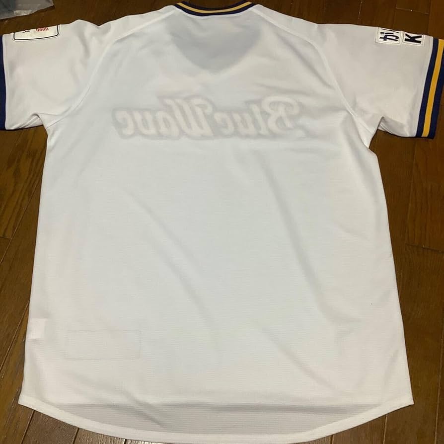 オリックスバファローズ　九里亜蓮選手 BlueWave復刻ユニフォーム　Oサイズ オリックスバファローズ 九里亜蓮選手 BlueWave復刻ユニフォーム O