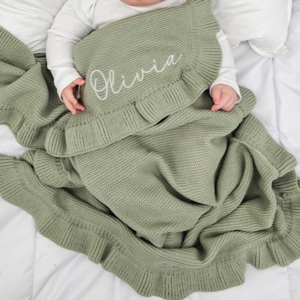Couverture bébé naissance douce idéale pour les balades en poussette et les siestes