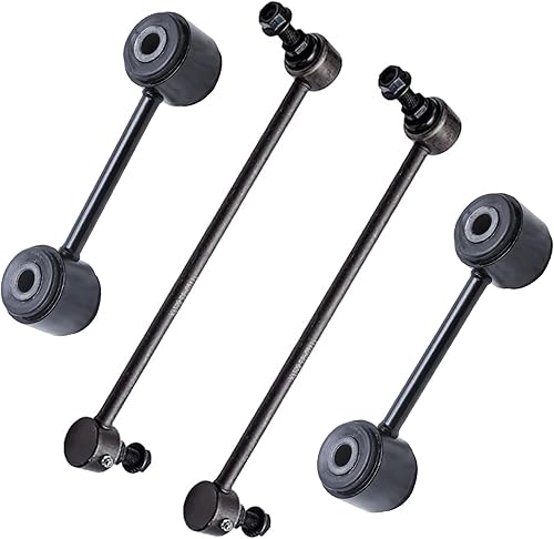Miniatura 1180 de Detroit Axle - Kit de suspensión delantera de 10 piezas para Chevy Aveo Aveo5 Pontiac G3 Wave 2 Ready Struts Assembly 2 Enlaces de barra