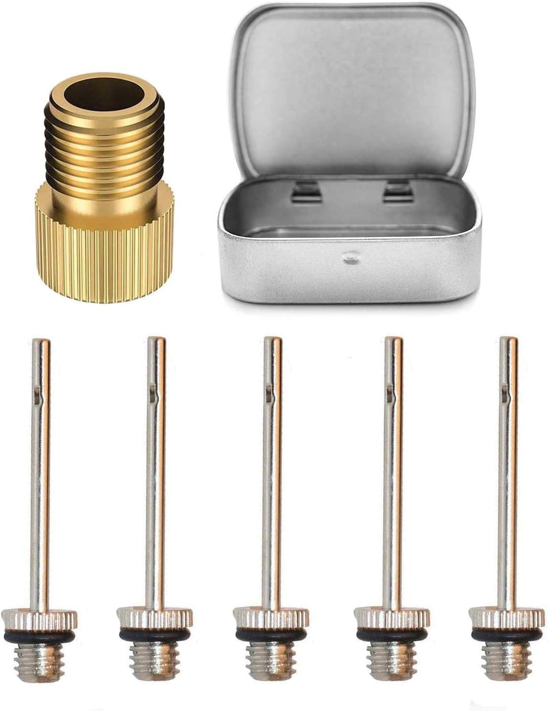 pompa ad aria con manometro per auto