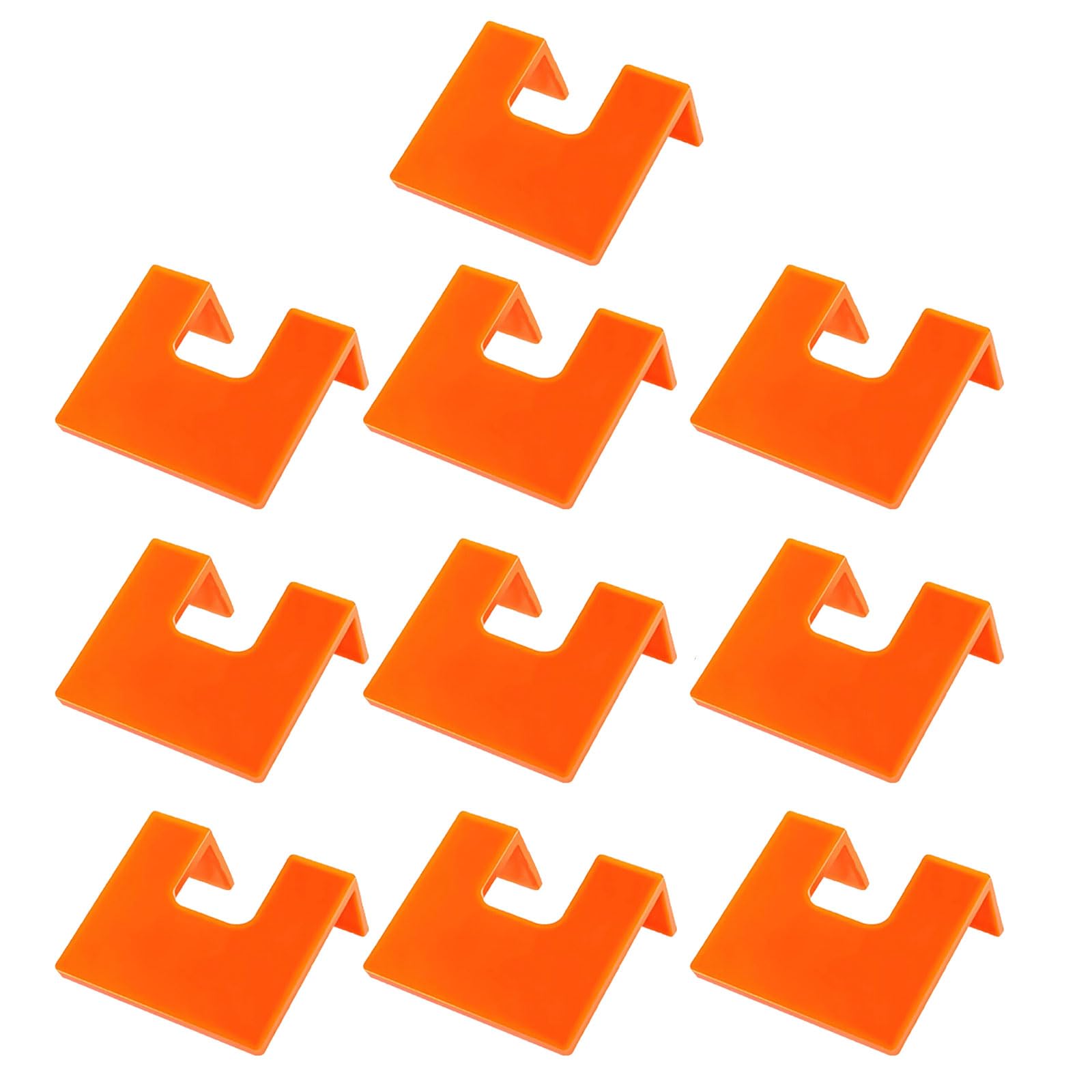 Kaccde 10Pcs Of 2/4 / 6/10 Double-Scale Locator Plate With Magnet For Accurate Hole Positioning In Furniture Assembly Scale Plate