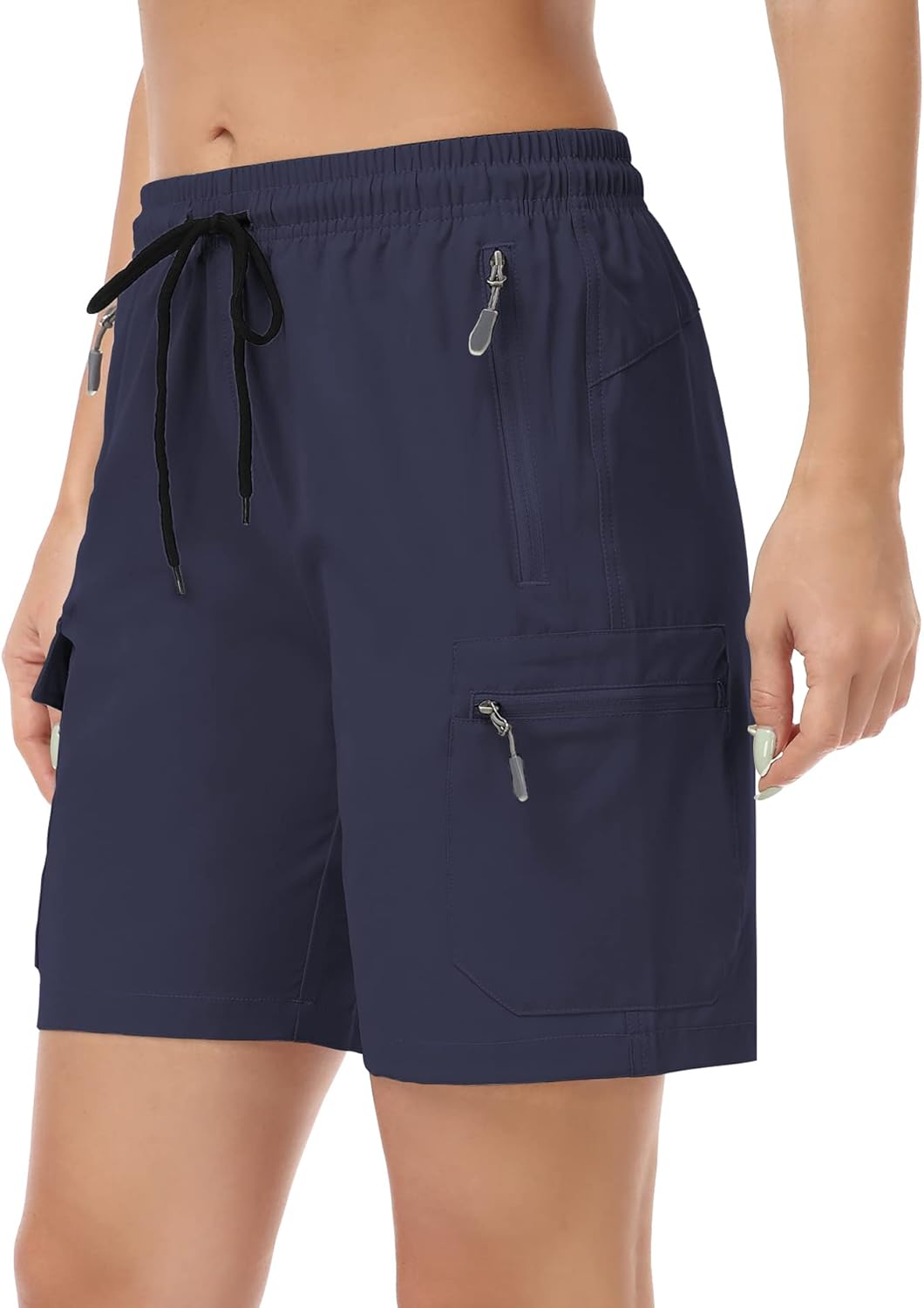 GymBrave Women's Hiking Shorts Quick Dry Lightweight Cargo Shorts for Outdoor Athletic Travel with Pockets - Image 2