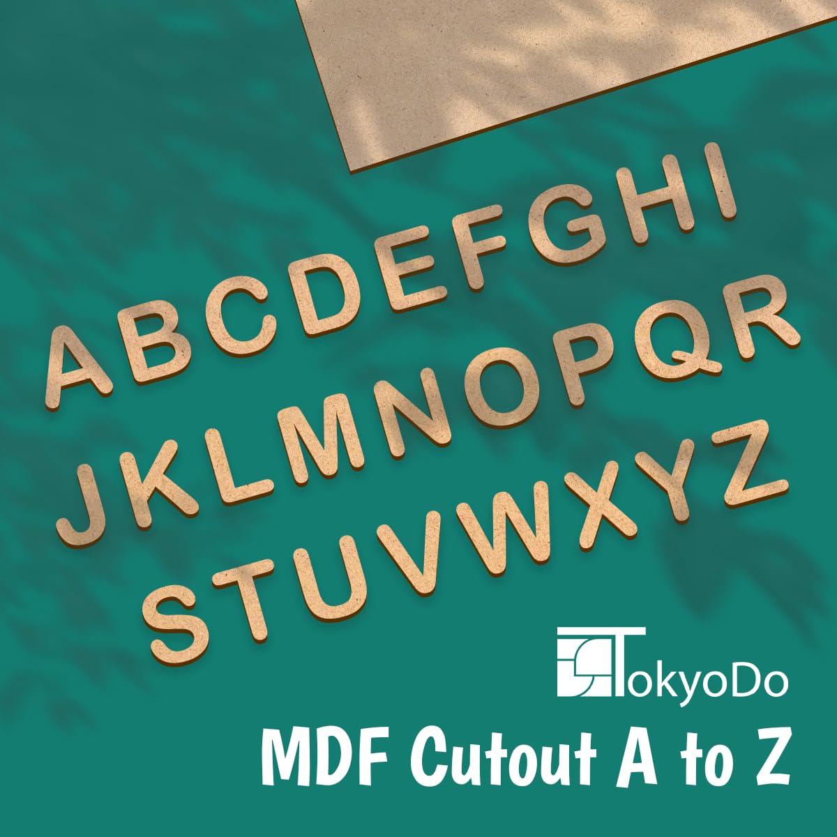 TOKYODO DIY Wooden Alphabet Cutouts – 3 Sets – Educational ABCD Letters for Kids | DIY Toys for Toddlers & Preschoolers | Letter Craft Kit for 2-Year-Old Boys & Girl