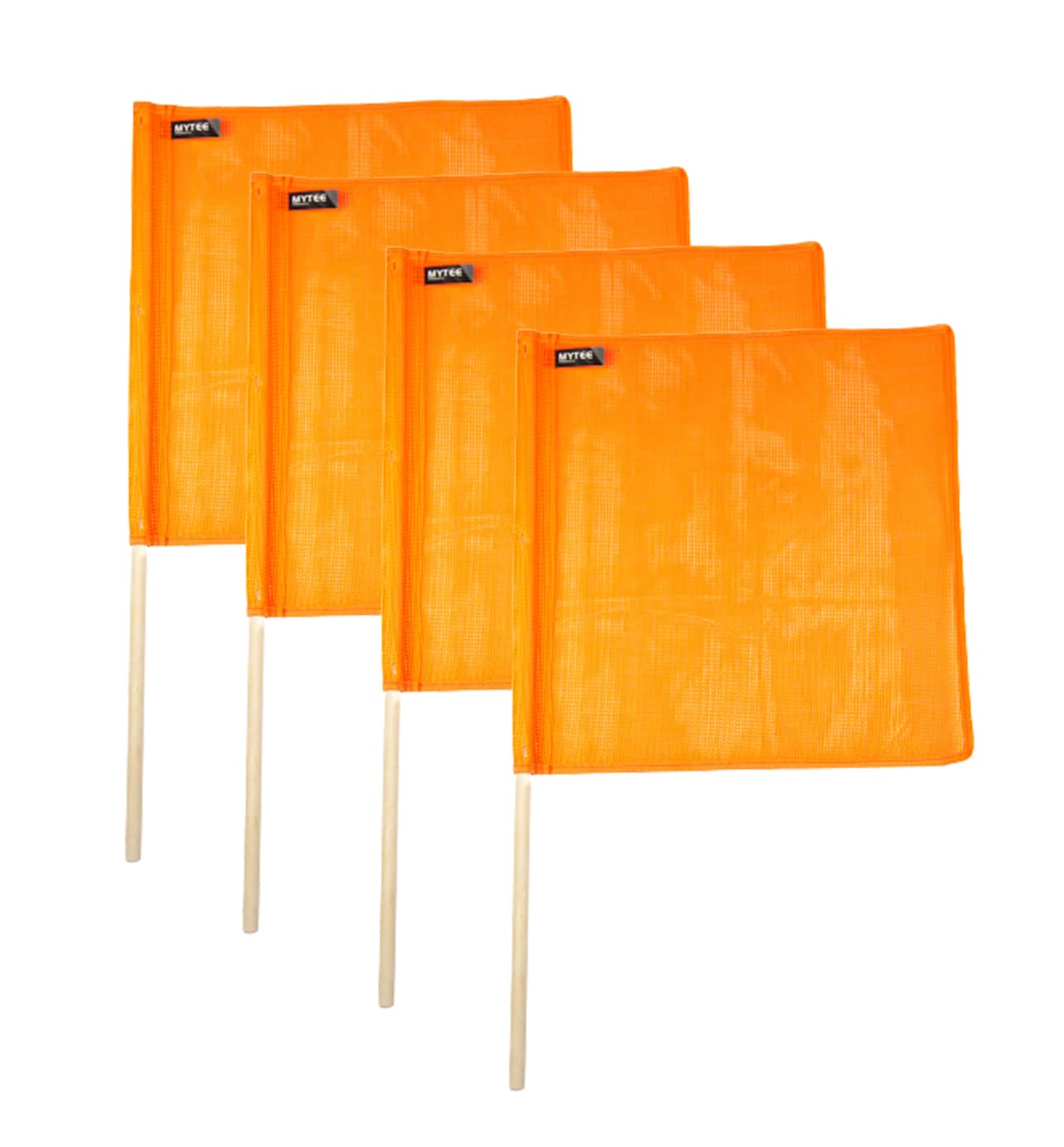 Mytee Products 15 Pcs Magnetic Oversize Load Sign Kit - 2 Mesh Oversized Load Banner, 8 Pcs Mesh Warning Flag w/Wood Dowel & Wire Loop, 1 Bag & 4 Magnetic Flag Holder for Construction, Pedestrian Sign — Amazon image 21