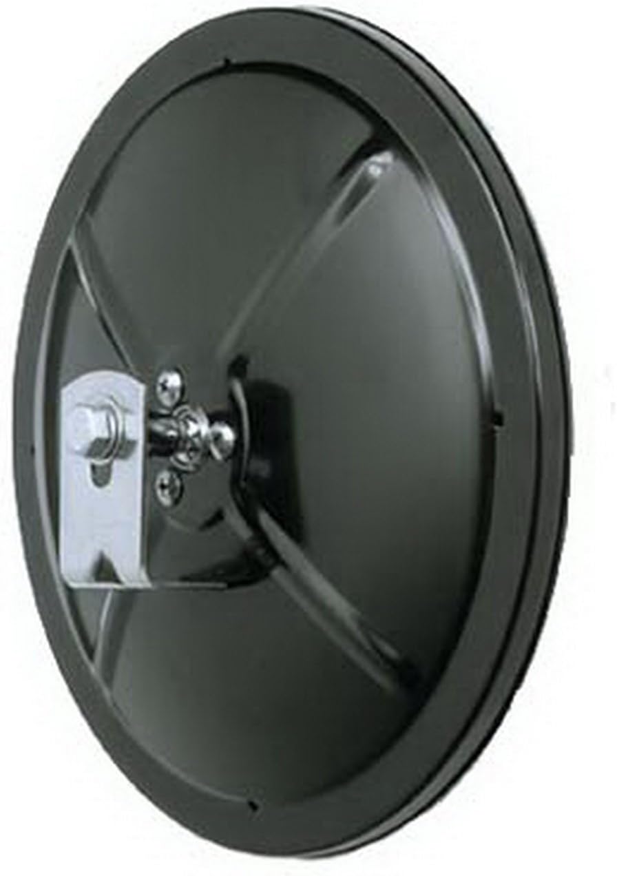 48500, 5" Round Convex Black