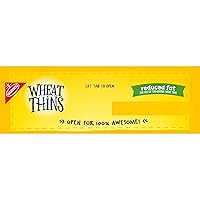 Vista 17 de Wheat Thins Galletas de trigo integral de grano entero reducido en grasa, tamaño familiar, 12.5 onzas