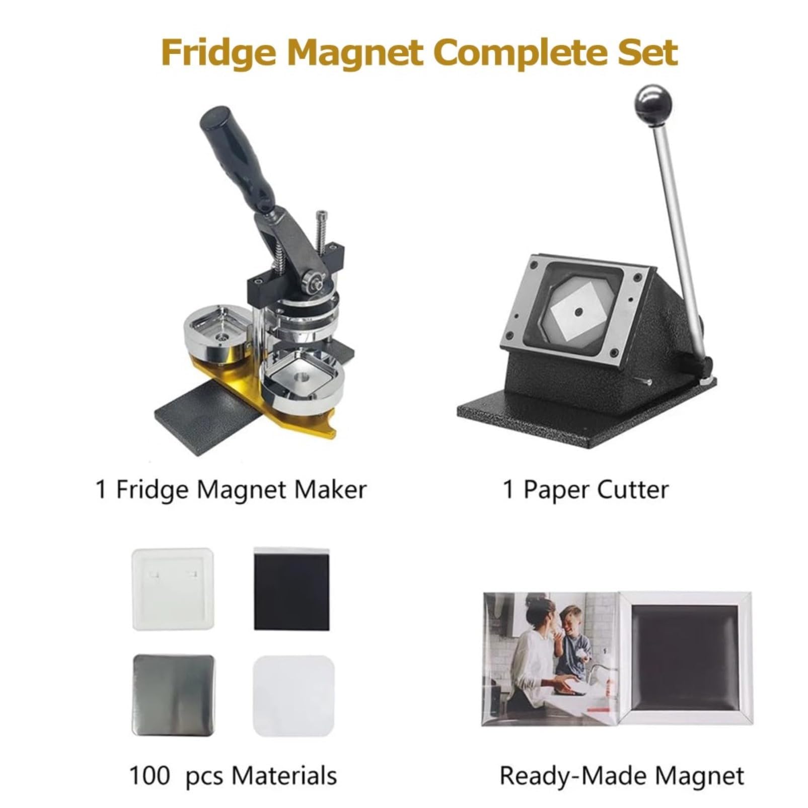 COYEUX Macchina per Badge magneti del Frigorifero, Magnete Adesivo per Frigorifero per frigo