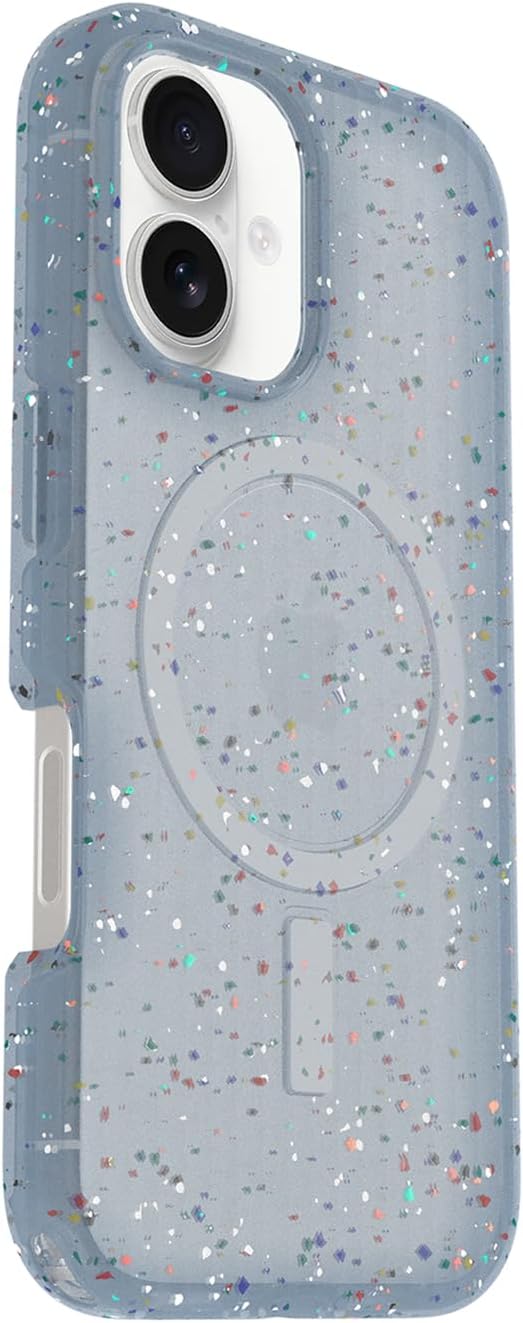 OtterBox Core Series for MagSafe for iPhone 16 - ICY Mist Blue, Sleek Rubber Design, Smooth Finish, Camera Bumpers, and Protective Screen Lip