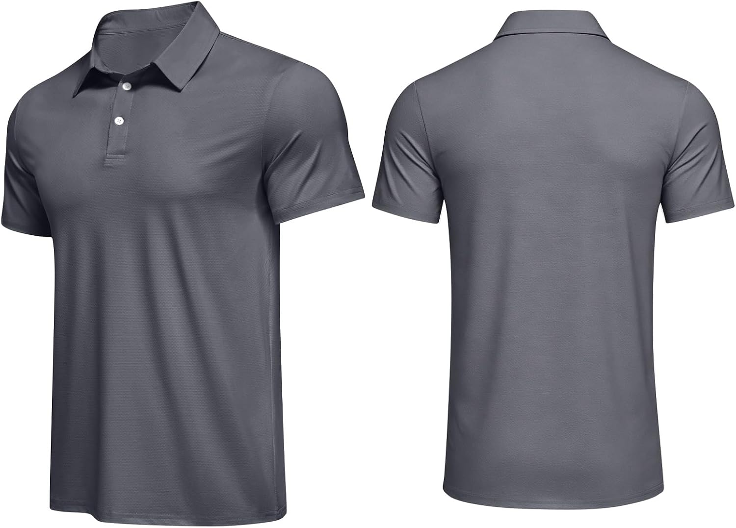 Ymosrh Men's Summer Polo Shirt Short Sleeve Active Performance Golf Tennis Casual Work Dress Collar Shirts, S-3XL