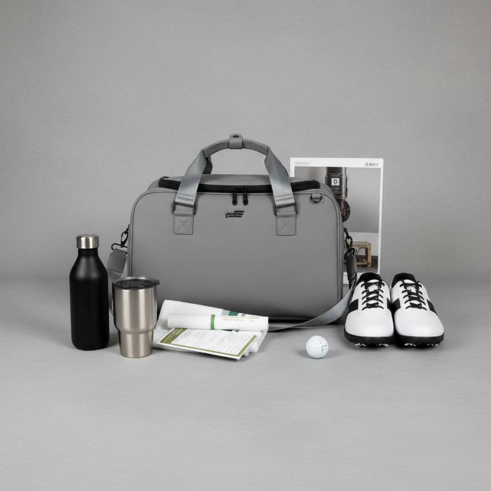 Gralara Golf Organizer Abbigliamento Borsa da Viaggio Borsone Golf Sacca Sportiva con Compartimento Scarpe E Divisorio Amovibile in Pelle Adatto a Trasferte Professionali Weekend Allenamenti Club