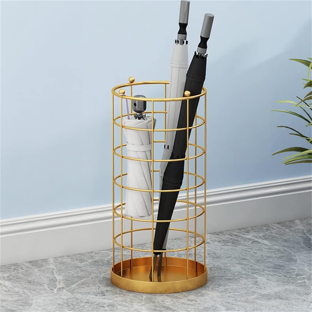 Iron Umbrella Rack Nordic Entrance Umbrella Bucket Umbrella Rack Household Storage Rack Umbrella Tube(E)