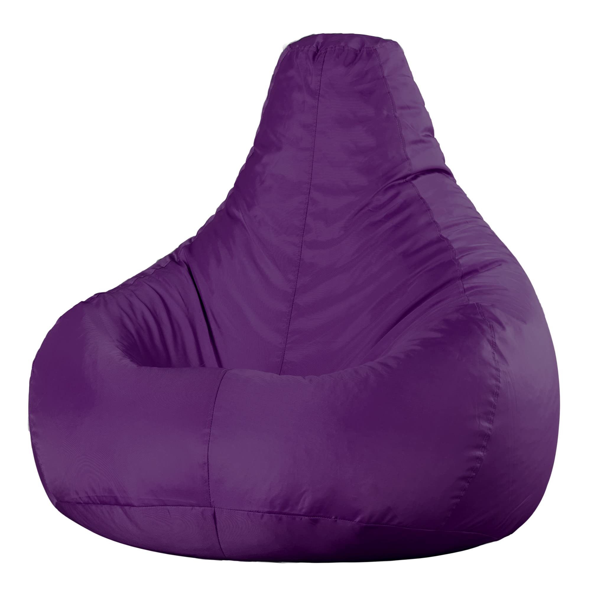 Bean Bag Bazaar Recliner Gaming Bean Bag Chair, Purple, Large Indoor Outdoor Bean Bags, Lounge or Garden, Big Adult Gaming Bean Bag Chairs with Filling Included