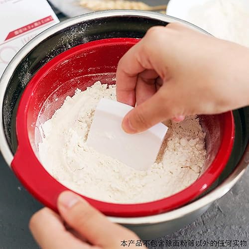 Miniatura 3 de Mini tamiz de harina manualfiltro de jugobandeja de tamiz colador de malla finatamiz de harinaglaseado y tamiz de azúcar, malla 60 de 6.7 pulgadas