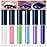 6 Pcs Colorful Matte Liquid Eyeshadow Eyeliner Set, White, Pink, Green, Blue, Purple, Dark Blue, Halloween Stage Clown Children\'s Makeup, Quick-Drying, Long-Lasting, Waterproof (6Pcs-Matte Colorful 2)