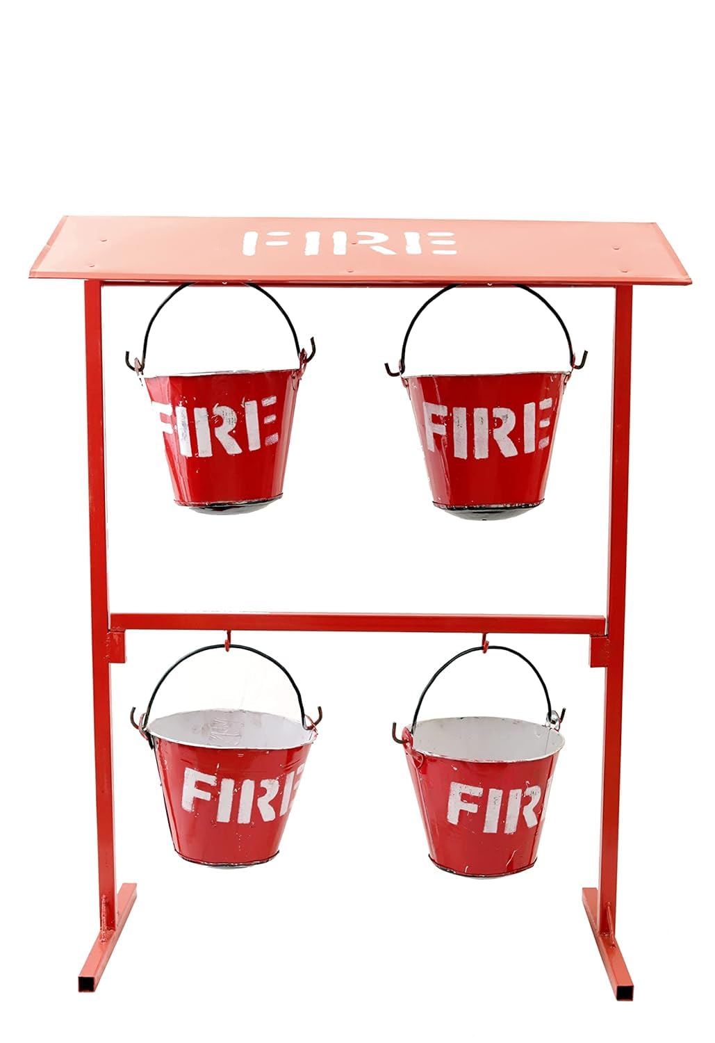 S3 Fabrics Fire Stand Without Fire Buckets Orange-image-7