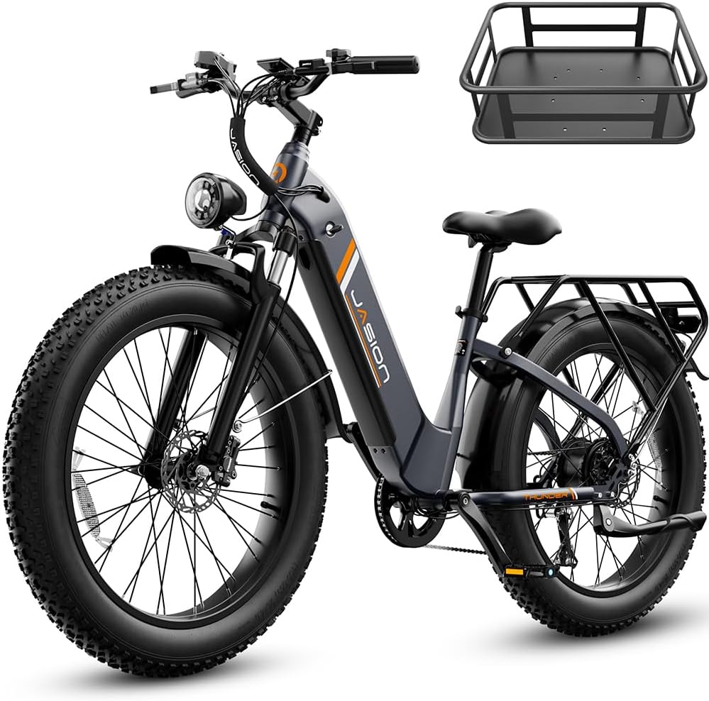 Jasion electric bike - 1800W motor, 864Wh battery, 80mi range - Electric Bike