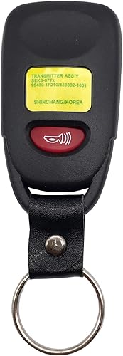 Miniatura 3 de Funda de repuesto para llavero de entrada sin llave de 4 botones para Hyundai Sonata, Elantra, Tucson, Kia Optima, Sorento, Soul, control remoto,
