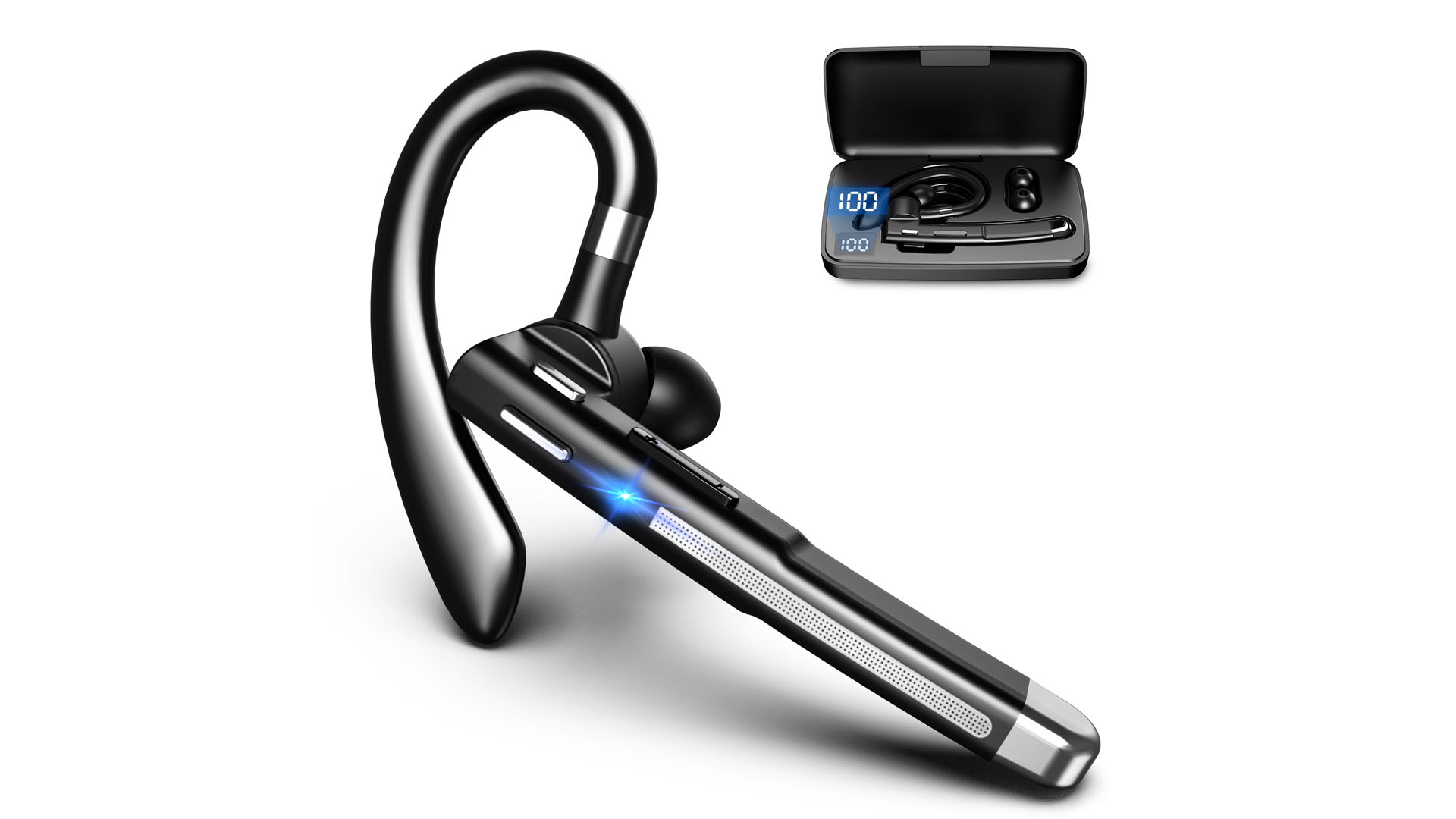 Amazon.com: WMWYMX Bluetooth Headset One Ear Earphone