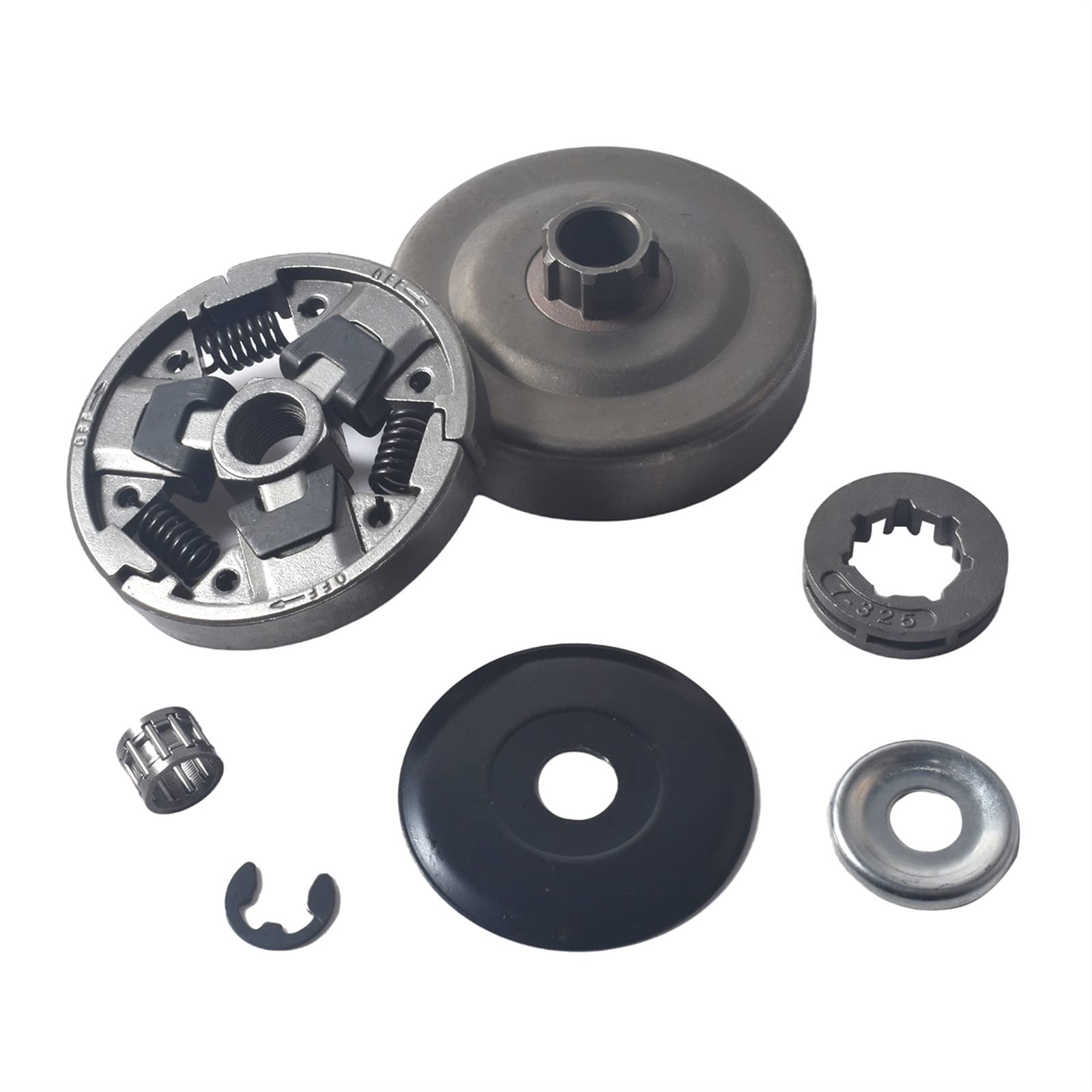 Gubeter Tamburo frizione.325 Kit cuscinetto tamburo frizione per Stihl MS261 MS261C MS271 MS271C MS291 MS291C MS240 MS260 MS270 MS280, candele