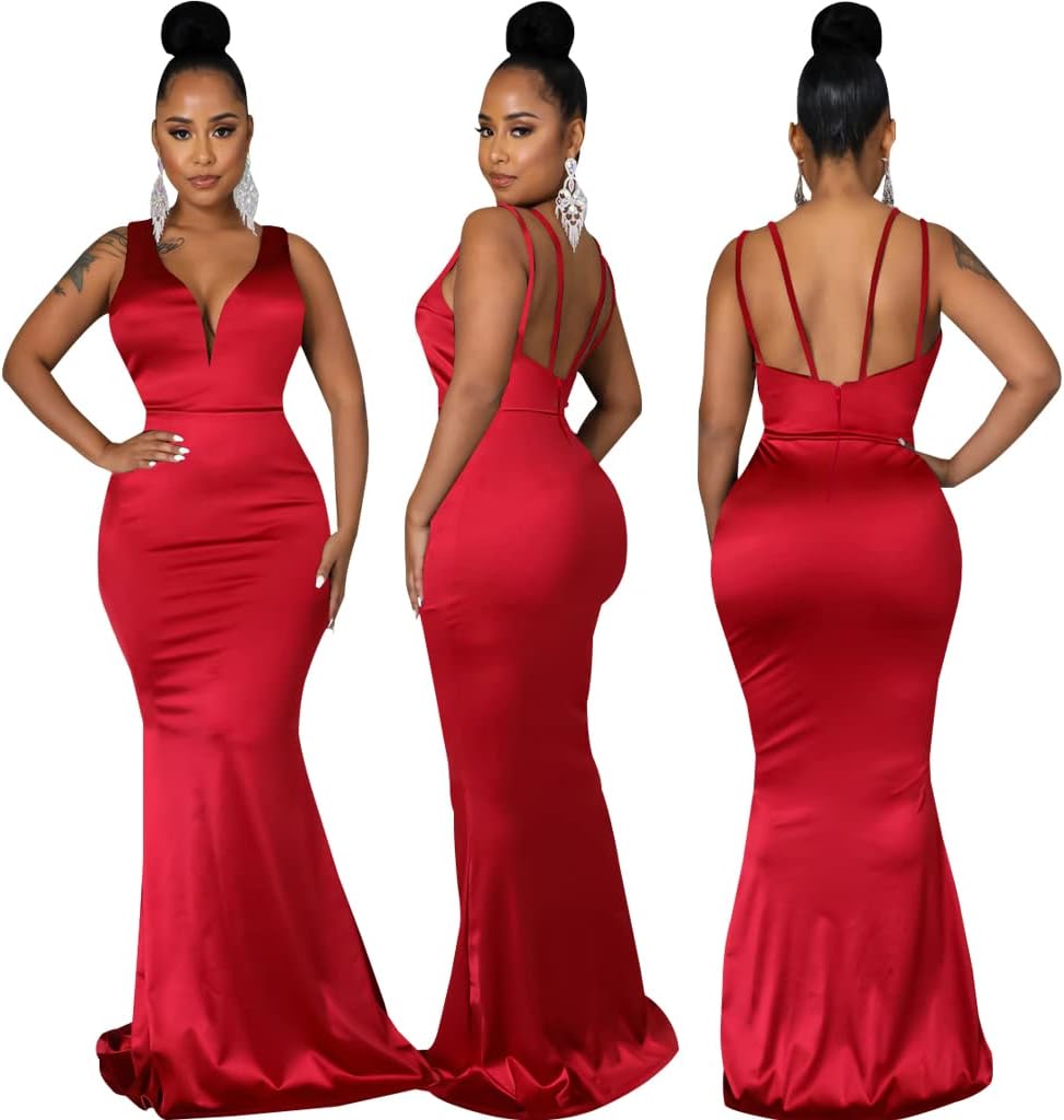 FairyLove Womens Sexy Bridesmaid Formal Evening Gown Dresses Wedding Guest Dress - Image 7