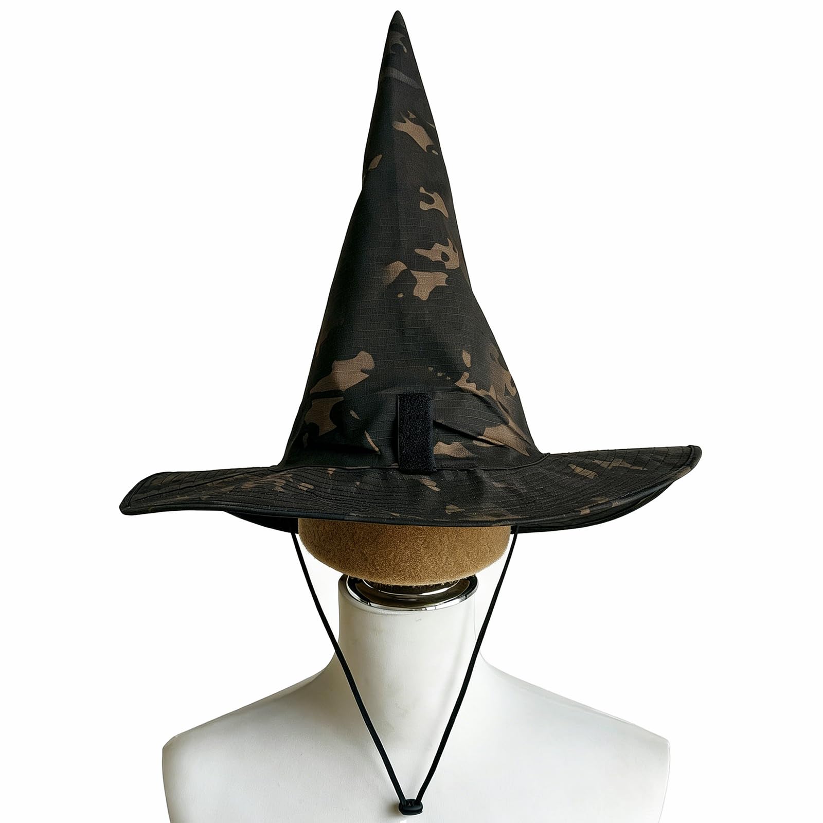 Hanglong Tactical Magic Hat Camouflage Wizard Hat Integrated Hat with Large Brim Cosplay — image 1