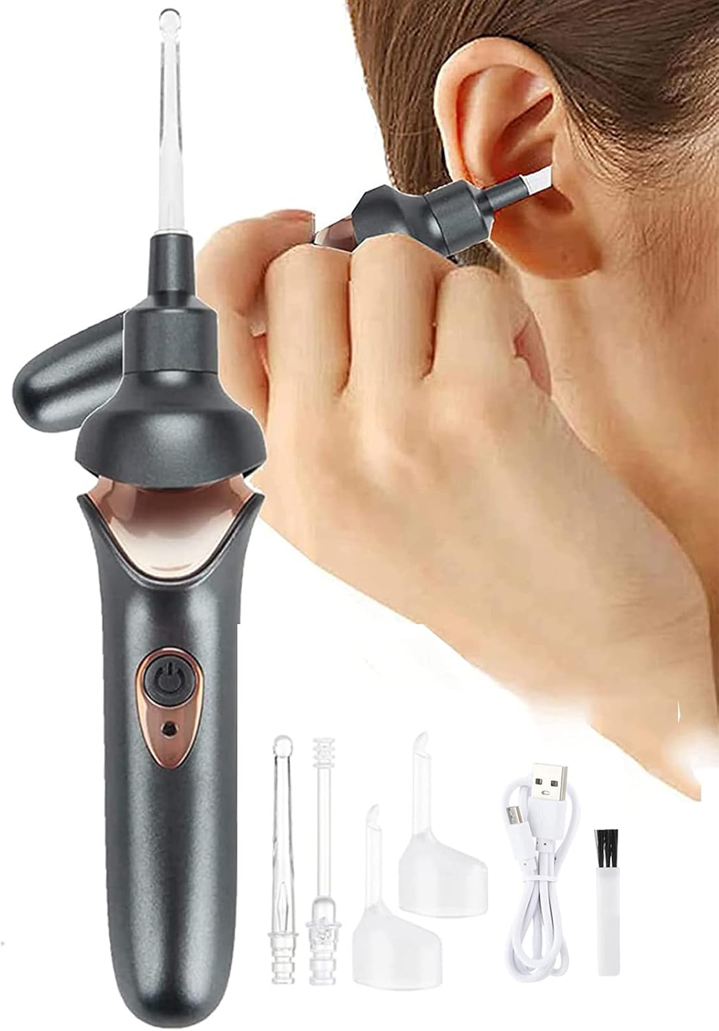 Amazon.com: Ear Cleaning Device for Kids and Adults, Electric Vacuum ...