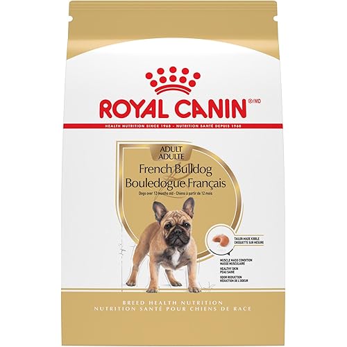 Royal Canin Breed Health Nutrition French Bulldog Adult Dry Dog Food, 17 lb Bag