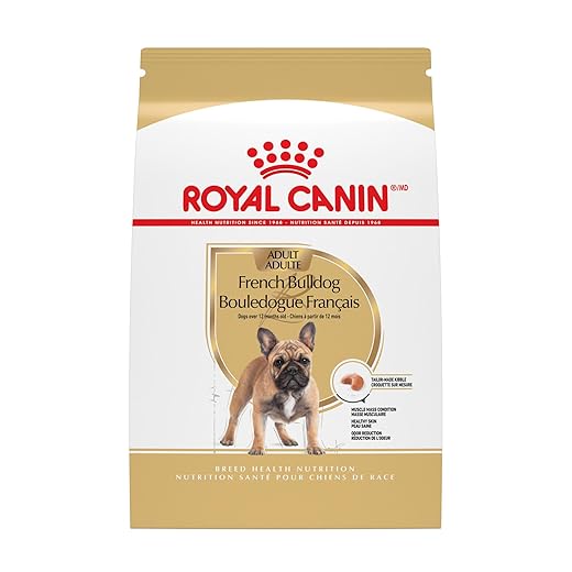 Royal Canin French Bulldog Adult Breed Specific Dry Dog Food, 17 Pounds. Bag