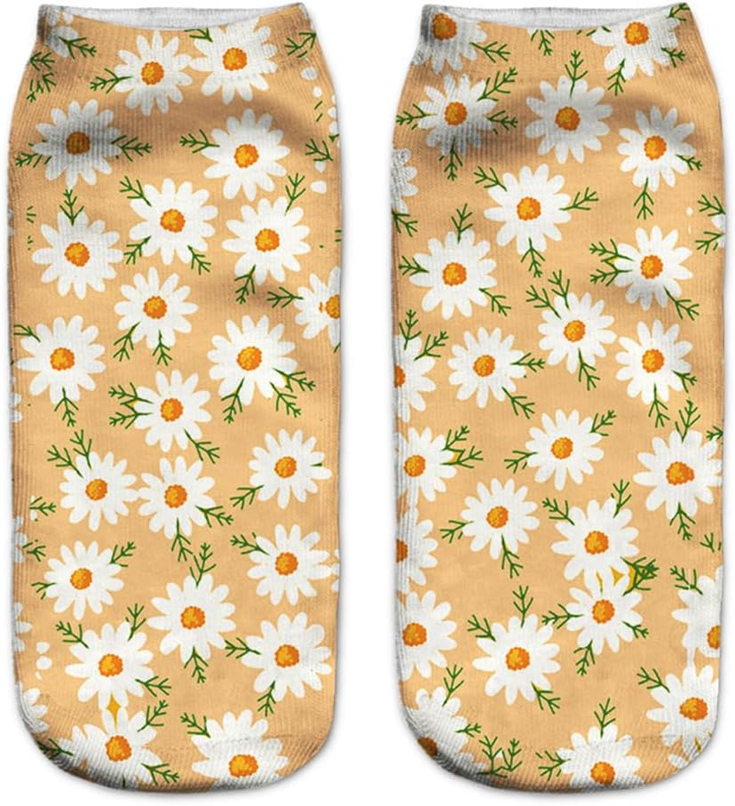 Benefeet Sox Funny Socks Ankle Teen Girls Womens Crazy 3D Print Patterned Socks Sloth Avocado Llama Gifts Cute Short Sock - Image 5