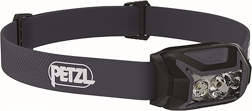 Miniatura 1 de PETZL ACTIK - Potente luz de 450 lúmenes con iluminación roja, para senderismo, escalada, correr y acampar, color negro