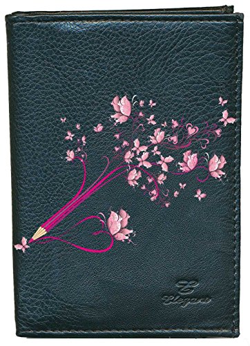 Syl'la - Syl'la Pochette Etui Portefeuille, Porte Monnaie, Cartes, papiers Crayon Papillon