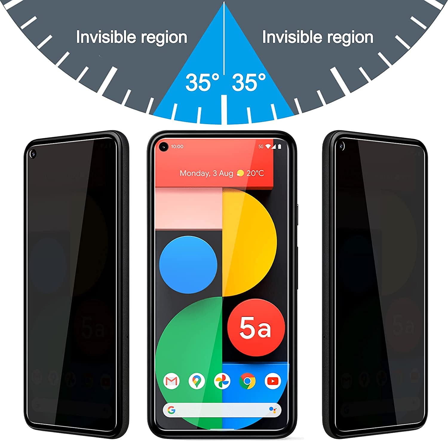 FHZXHY Pellicola protettiva per la privacy per Google Pixel 7A (confezione da 2), pellicola protettiva in vetro temperato con durezza 9H, antigraffio, anti-peep, per Google Pixel 7a 5g (6,1 2023 FHZXHY Pellicola protettiva per la privacy per Google Pixel 7A (confezione da 2), pellicola protettiva in vetro temperato con durezza 9H, antigraffio, anti-peep, per Google Pixel 7a 5g (6,1 2023