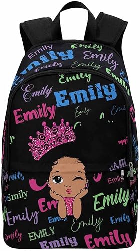 Texto personalizado Elefante desgaste gafas mochila mochila mochila casual Daypack bolsa para mamá niñas, color 132, Mochilas Daypack