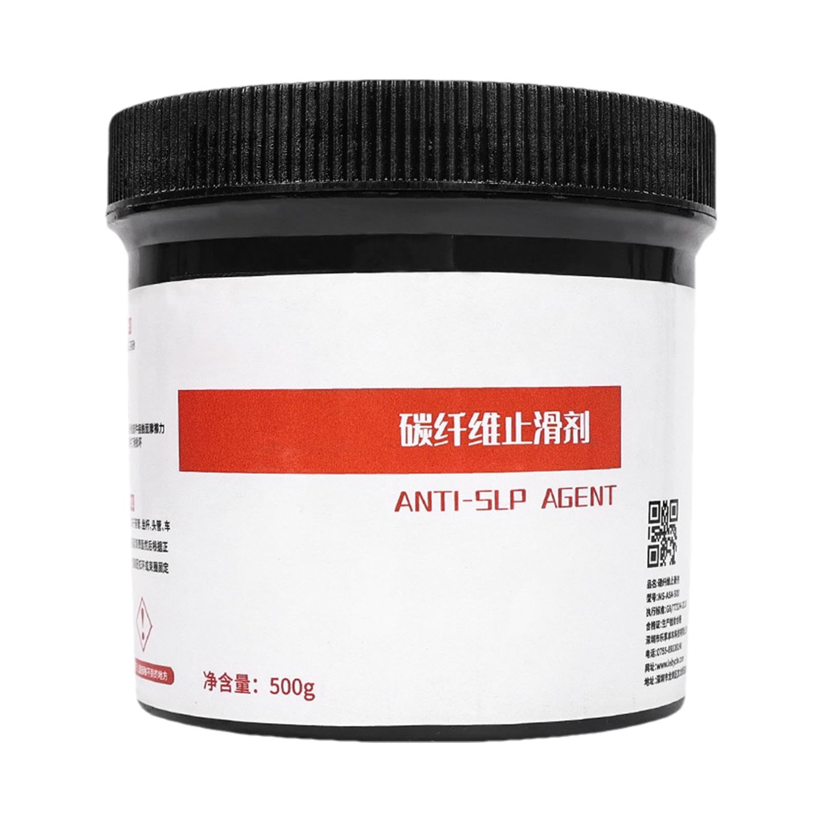 Pasta per presa in fibra di carbonio, Grasso antiscivolo in fibra di carbonio,Gel di montaggio per bici antiscivolo da 500 g - Grasso multifunzionale per biciclette, lubrificante antiscivolo per | carbonio,Gel di montaggio per bici antiscivolo da 500 g -