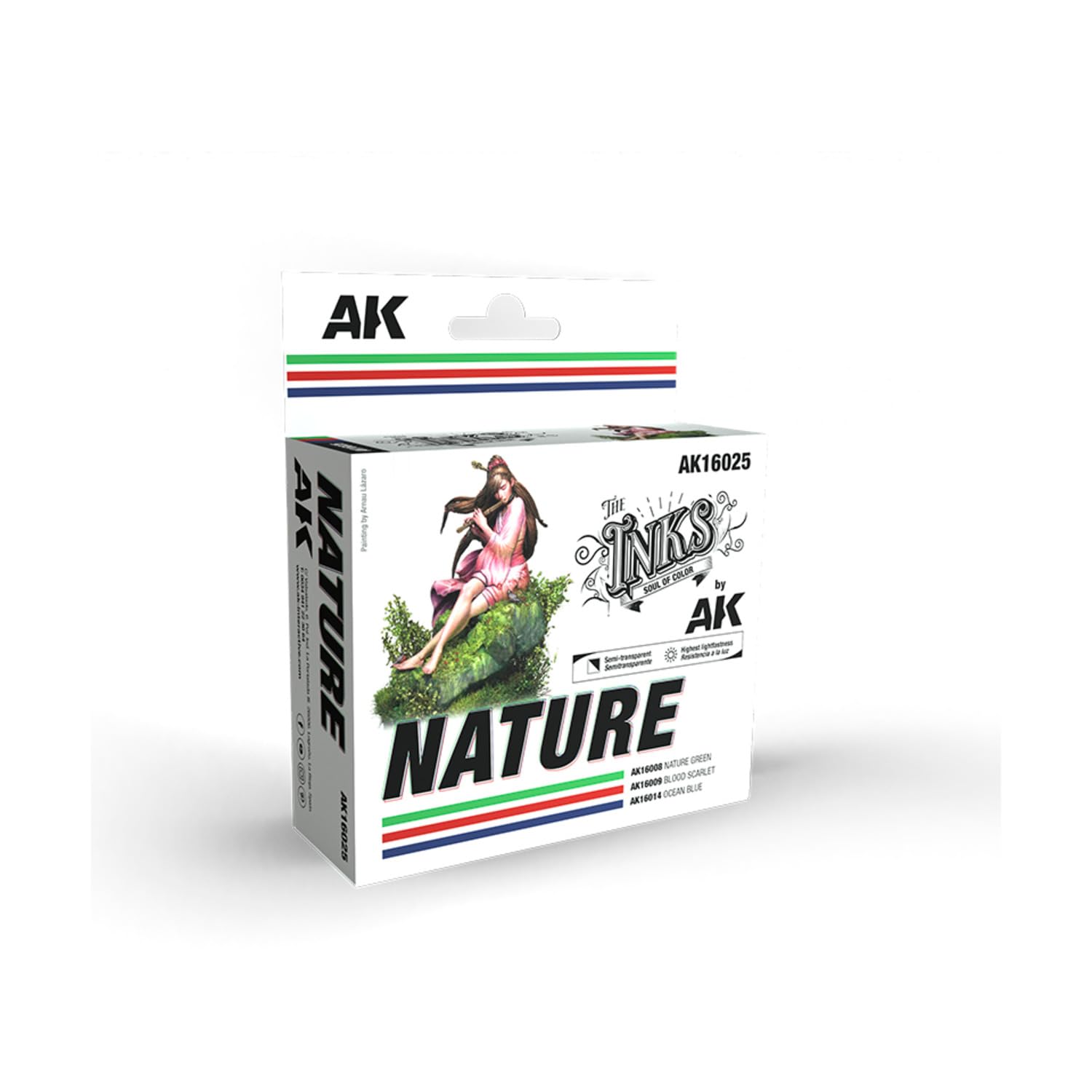 AK Interactive The Ink Nature Color Set)