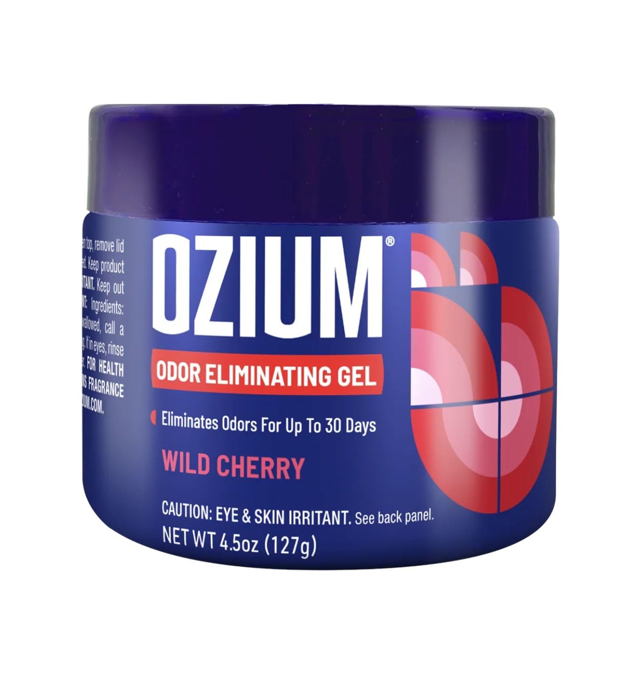 Ozium Odor Eliminating Gel Air Freshener 4.5 oz Wild Cherry 1-Pack