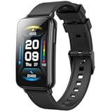 5ATM Waterproof Fitness Tracker, Swimming Smart Watch with Step Counter, Stopwatch, Pedometer, 24/7 Heart Rate/Blood Oxygen/Sleep Monitor, 110+ Sport Modes Fitness watch for Women Men, Black