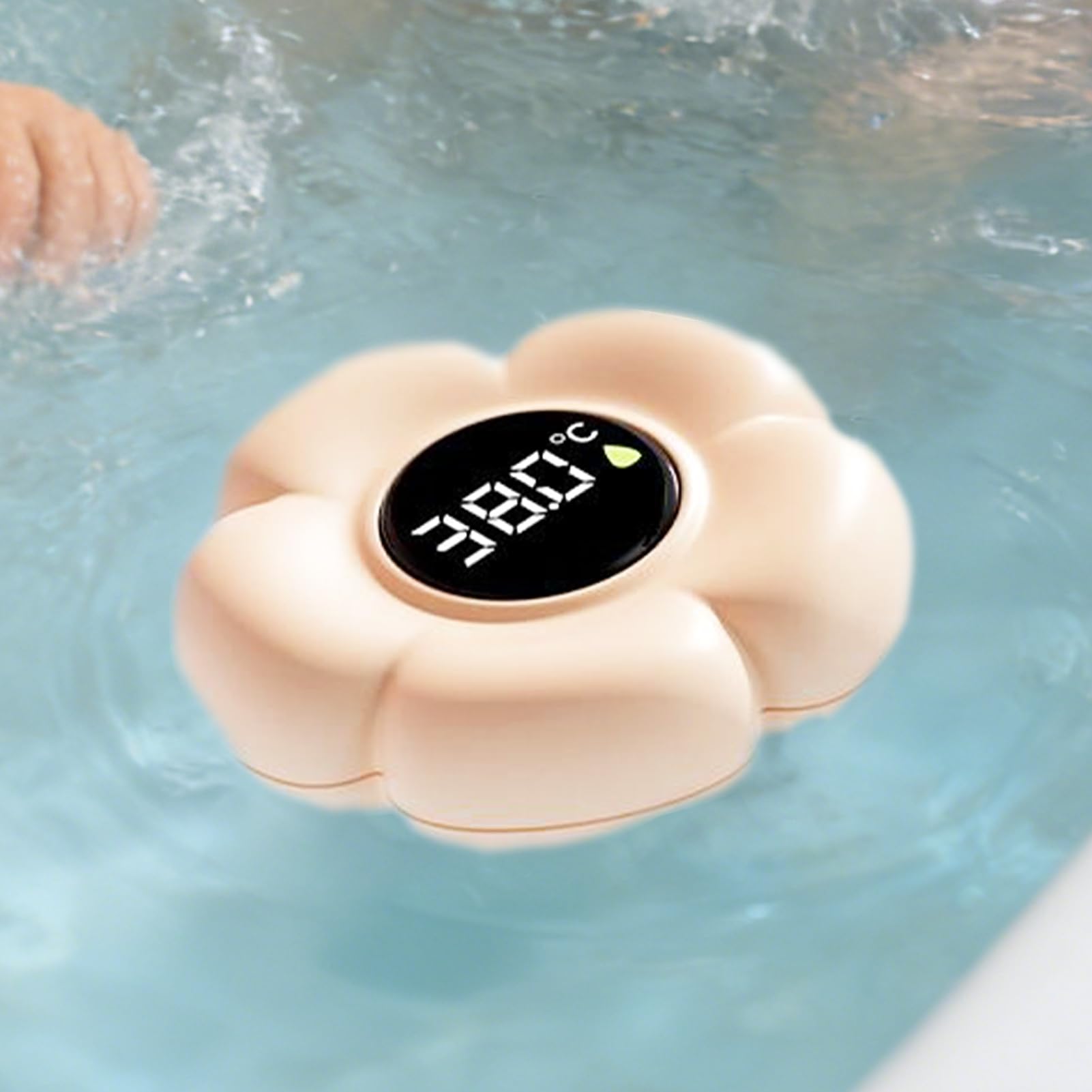 Termómetro Para Bañera,Juguete Flotante Digital | Termómetro Digital para Bañera Impermeable con Forma de Flor y Pantalla LED | Para Uso De Niños En El Hogar, Baño, Ducha Y Piscina — view 8