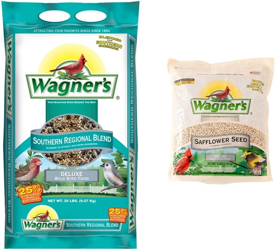 Wagner's 62012 Southern Regional Blend Wild Bird Food, 20-Pound Bag : Wild Bird Birdseed : Patio, Lawn & Garden