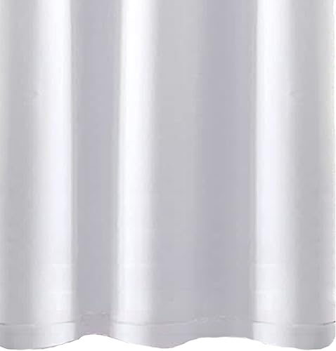 Miniatura 9 de LEMOMO Cortinas 100% opacas de 52 x 72 pulgadas2 paneles con forro negro para oscurecer la habitación, cortinas blancas con aislamiento térmico para