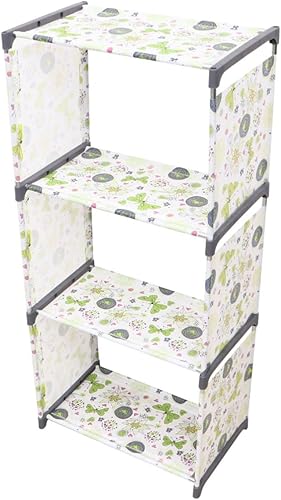 Zerodeko Estante de combinación para armario, artículos diversos, estante de almacenamiento, soporte de tela, estantería de pie libre, estantería de