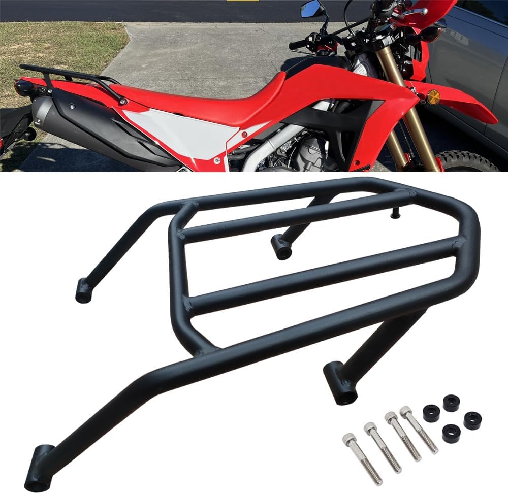 Motorcycle Rear Carrier Luggage Rack Compatible with Honda CRF300L CRF300LS CRF300L Rally (2020-current)